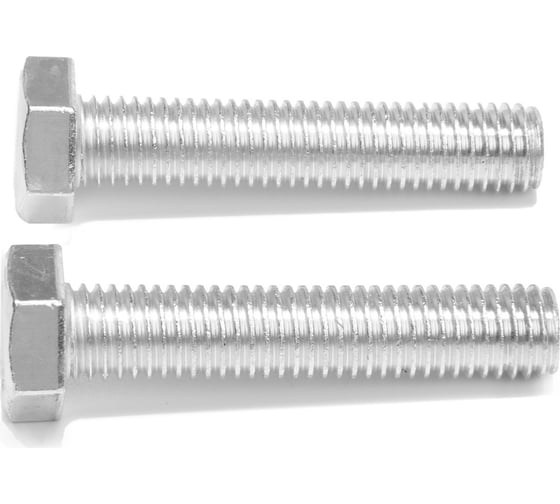 Болт ТУНДРА krep с шестигранной головкой, цинк, DIN933, М12x60 мм, 5 кг 2615064