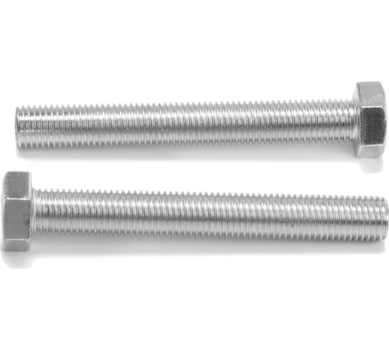 Болт ТУНДРА  с шестигранной головкой, цинк, DIN933, М16x120 мм, 1 кг 9901428 1