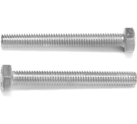 Болт ТУНДРА krep с шестигранной головкой, цинк, DIN933, М6x50 мм, 1 кг 9675423