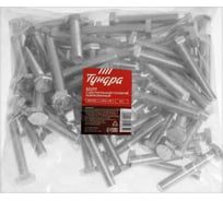 Болт ТУНДРА krep с шестигранной головкой, цинк, DIN933, М12x70 мм, 5 кг 2615065