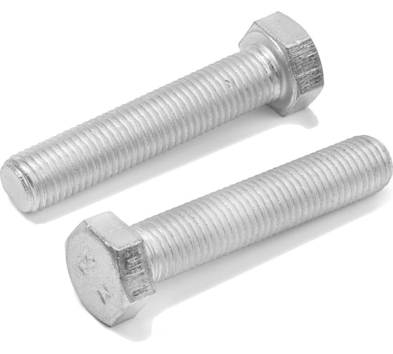Болт ТУНДРА  с шестигранной головкой, цинк, DIN933, М16x80 мм, 1 кг 9901424