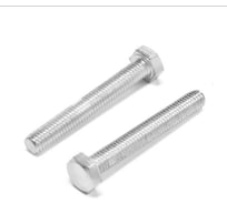 Болт ТУНДРА  с шестигранной головкой, цинк, DIN933, М6x45 мм, 1 кг 9561827