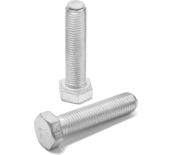 Болт ТУНДРА  с шестигранной головкой, цинк, DIN933, М16x70 мм, 1 кг 9901423