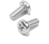 Винт ТУНДРА с полукруглой головкой, цинк, DIN7985, М5x12 мм, 1000 шт 9901398