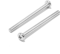 Винт ТУНДРА с полукруглой головкой, цинк, DIN7985, М6x80 мм, 150 шт 9901409