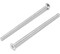 Потайной винт ТУНДРА, цинк, DIN965, М4x70 мм, 200 шт 9901436 9901437