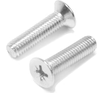 Потайной винт ТУНДРА, цинк, DIN965, М5x12 мм, 1000 шт 9901439 9901440