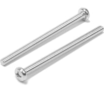 Винт ТУНДРА с полукруглой головкой, цинк, DIN7985, М6x90 мм, 100 шт 9901406