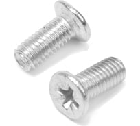Потайной винт ТУНДРА, цинк, DIN965, М5x10 мм, 1000 шт 9901438 9901439