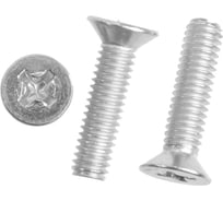 Потайной винт ТУНДРА, цинк, DIN965, М4x12 мм, 2000 шт 9561607 9511129