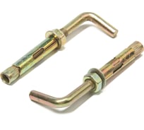 Анкерный болт ТУНДРА с Г-образным крюком, оцинкованный, 10x60 мм, 55 шт 9893735