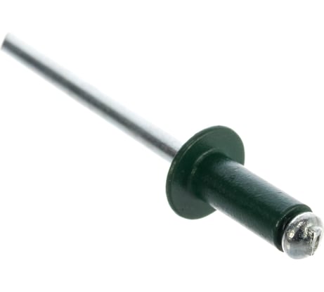 Заклёпка вытяжная зеленый мох 4,0\10 RAL 6005 150 шт качественный крепеж 0200513 КЧ