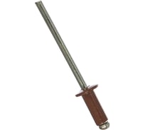 Заклёпка вытяжная коричневая (150 шт; 4х10 мм; RAL 8017150) Качественный КРЕПЕЖ 0200515 КЧ