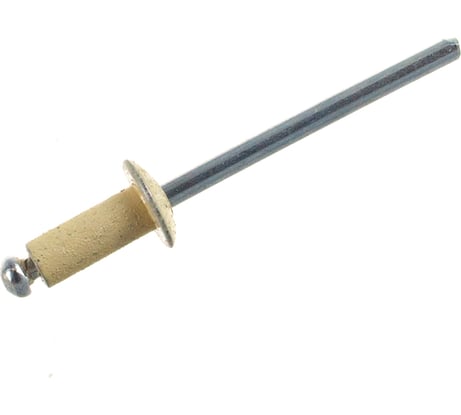 Заклёпка вытяжная слоновая кость (150 шт; 4х10 мм; RAL 1014150) Качественный КРЕПЕЖ 0200539 КЧ