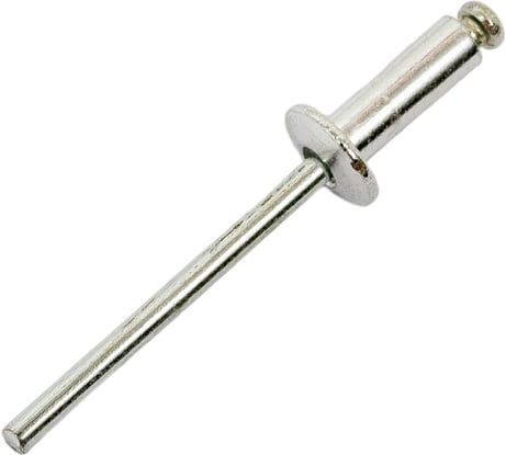 Заклёпка вытяжная алюминий/оцинкованная сталь (150 шт; 4х12 мм) Качественный КРЕПЕЖ 0200693 КЧ