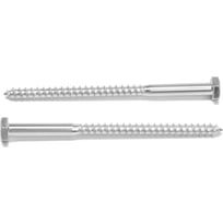 Сантехнический болт глухарь ТУНДРА DIN571, М10x160 мм, 50 шт 9898387