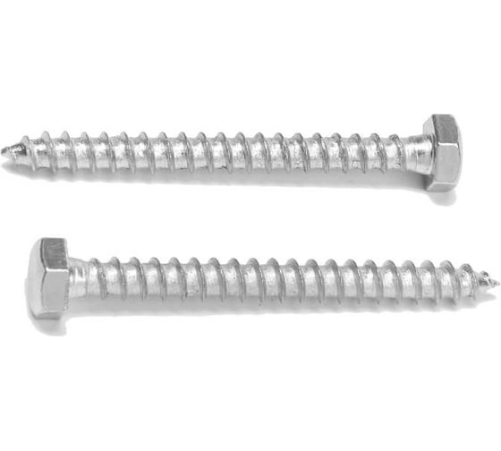 Сантехнический болт глухарь ТУНДРА DIN571, М6x60 мм, 400 шт 9561804