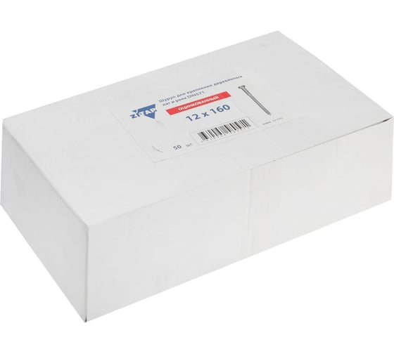 Сантехнический болт глухарь ТУНДРА krep DIN571, М12x160 мм, 50 шт 9561727 1