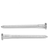 Сантехнический болт глухарь ТУНДРА DIN571, М6x80 мм, 1500 шт 9898377