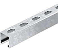 STRUT профиль OBO Bettermann перфорированный по основанию, 41х41x3000 мм, S=2.5 мм, оцинкованная сталь 1122910