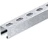 STRUT профиль OBO Bettermann перфорированный по основанию, 41х41x3000 мм, S=2.5 мм, оцинкованная сталь 1122910 1