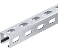 STRUT профиль OBO Bettermann перфорированный 3 стороны, 41х41x3000 мм, S=2.5 мм, оцинкованная сталь 1122914