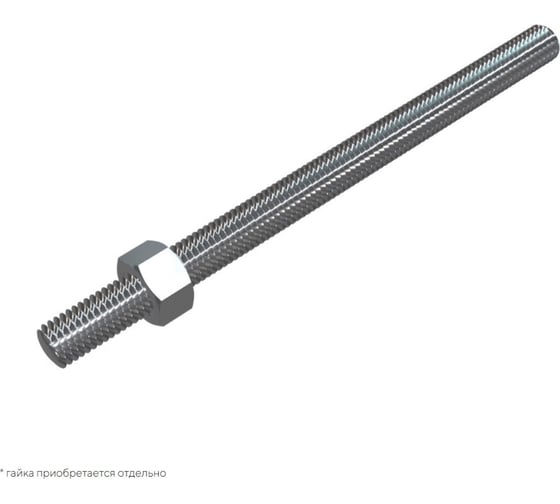 Шпилька OBO Bettermann M12x2000 мм, высокопрочная, класс прочности 5.8, DIN 975 (10 шт/уп) 3141144