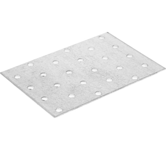 Соединительная пластина ТУНДРА 80x120x2 мм, 4 шт. 9634732 1