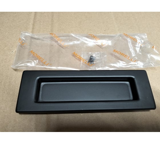 Ручка для раздвижных дверей MORELLI MHS153 BL цвет черный 9014506