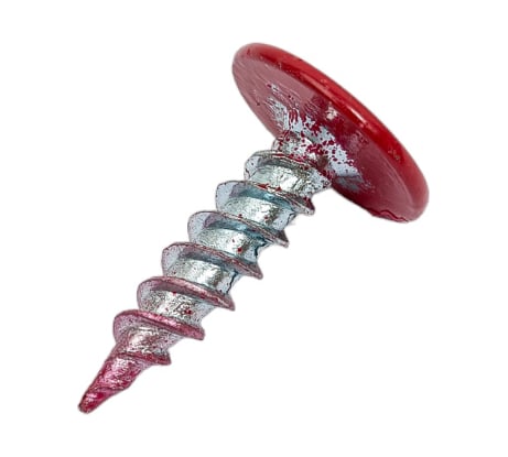 Прессшайба Качественный КРЕПЕЖ 4.2х16 мм, красный рубин RAL 3003, острая, 250 шт 0200299 КЧ