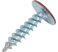 Прессшайба Качественный КРЕПЕЖ 4.2х19 мм, красная окись RAL 3009, острая, 250 шт 0300231 КЧ