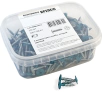 Прессшайба Качественный КРЕПЕЖ 4.2х19 мм, синяя вода RAL 5021, острая, 250 шт 0301109 КЧ