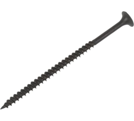 Саморез Качественный КРЕПЕЖ 4.2x70 мм, потай, частая резьба, оксид, 120 шт 0300407 КЧ