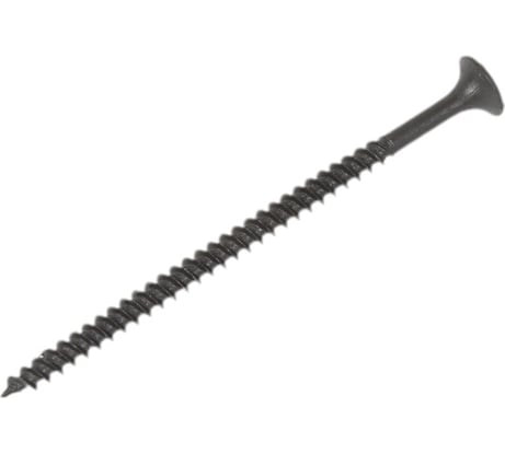 Саморез Качественный КРЕПЕЖ 4.2x64 мм, потай, частая резьба, оксид, 160 шт 0300405 КЧ