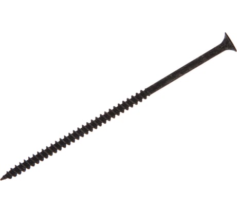 Саморез Качественный КРЕПЕЖ 4.8x95 мм, потай, частая резьба, оксид, 60 шт 0200413 КЧ