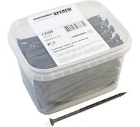 Саморез Качественный КРЕПЕЖ 4.8x95 мм, потай, частая резьба, оксид, 150 шт 0500413 КЧ