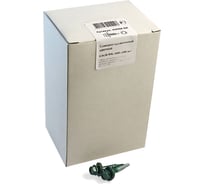 Кровельный саморез крепежная техника зеленый мох RAL 6005, 4.8х38 мм, 200 шт 420266 БК