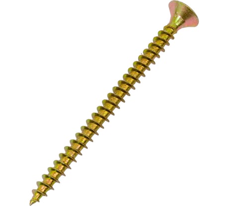 Шуруп крепежная техника жёлтый цинк 6,0x80, 120 шт. 431422 БК