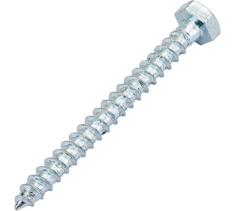 Шуруп с шестигранной головкой Качественный КРЕПЕЖ 6х60, 85 шт. 0300543 КЧ