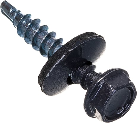 Кровельный саморез крепежная техника серый графит RAL 7024, 4.8х29 мм, 250 шт 420368 БК