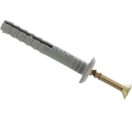 Дюбель-гвоздь с грибовидным бортиком крепежная техника 6x40, 150 шт 470910 БК