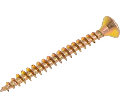 Шуруп крепежная техника жёлтый цинк 6,0x60, 150 шт. 431418 БК