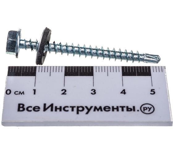 Кровельный саморез крепежная техника цинк 4.8х50 мм, 150 шт 431006 БК
