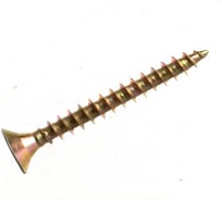 Шуруп Качественный КРЕПЕЖ желтый цинк 4,5x40, 120 шт. 0300483 КЧ