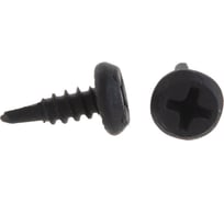 Саморез клоп крепежная техника чёрный сверло 3,8х11, 1000 шт. 430202 БК