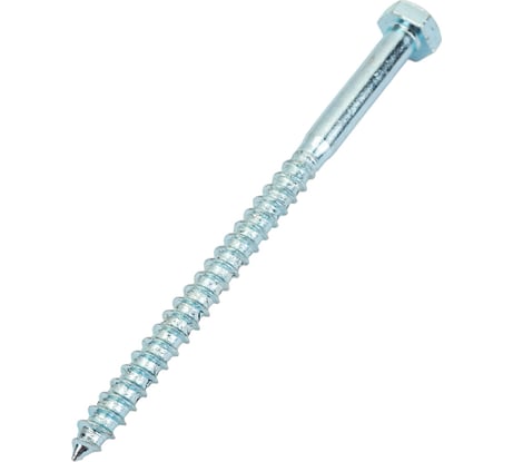 Шуруп с шестигранной головкой Качественный КРЕПЕЖ 6х90, 30 шт. 0300549 КЧ