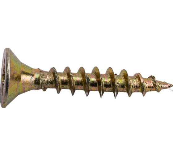 Шуруп крепежная техника жёлтый цинк 4,5x25, 950 шт. 431358 БК