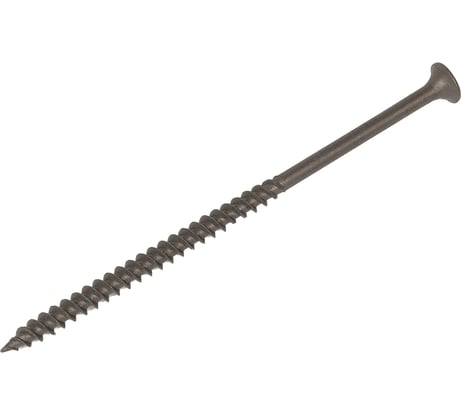 Саморез Качественный КРЕПЕЖ 4.8x102 мм, потай, частая резьба, оксид, 70 шт 0300415 КЧ