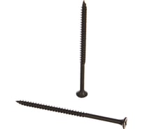 Саморез Качественный КРЕПЕЖ 4.2x76 мм, потай, частая резьба, оксид, 240 шт 0500409 КЧ