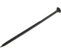 Саморез Качественный КРЕПЕЖ 4.8x89 мм, потай, частая резьба, оксид, 110 шт 0300411 КЧ